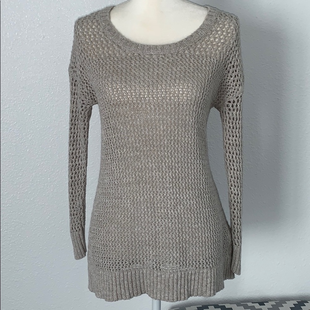 LUCKY BRAND Eyelet Sweater